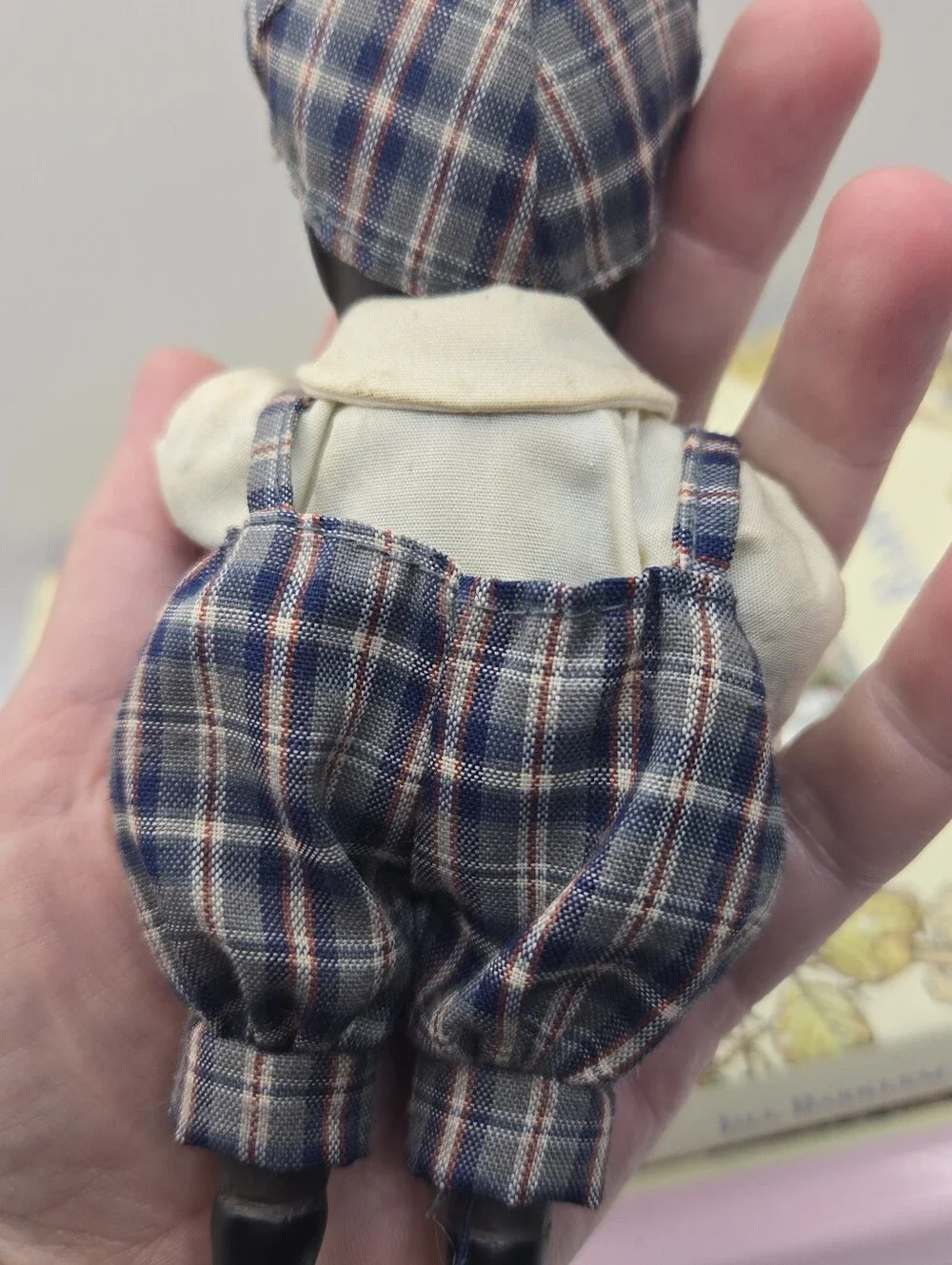 Vintage Bisque Baby Doll Jointed Porcelain Mini Americana Collectible